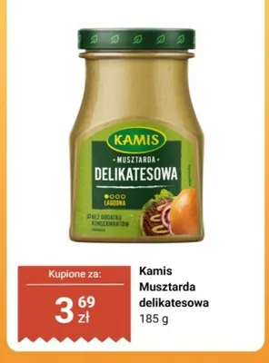 Musztarda delikatesowa Kamis promocja w Biedronka