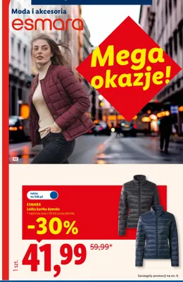 Lekka kurtka damska Esmara promocja w Lidl