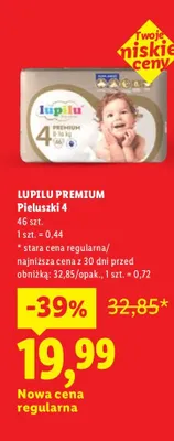 Pieluchy premium 4 promocja w Lidl