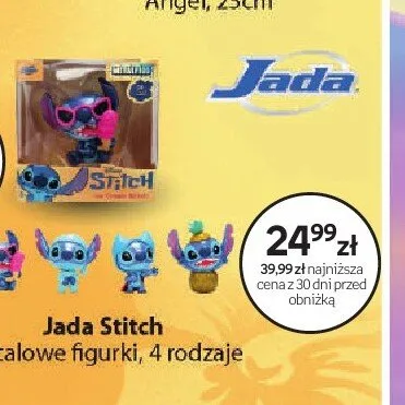 Jada Stitch Metalowe figurki 4 rodzaje promocja w Empik