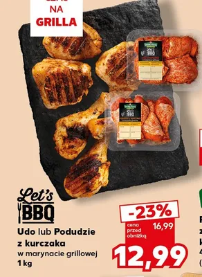 Podudzie z kurczaka w marynacie grillowej Let's BBQ promocja w Kaufland