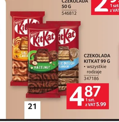 Czekolada KitKat promocja w Selgros