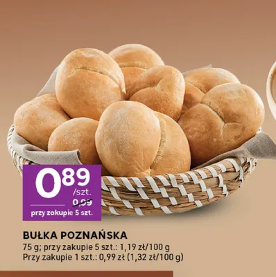 Bułka poznańska promocja w Stokrotka