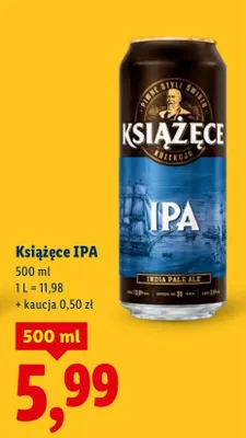 Piwo Książęce IPA promocja w Lidl