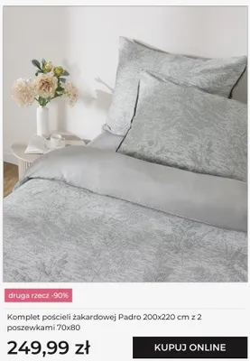Komplet pościeli żakardowej Padro home&you promocja w home&you