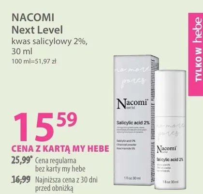 Kwas salicylowy 2% Next Level promocja w Hebe