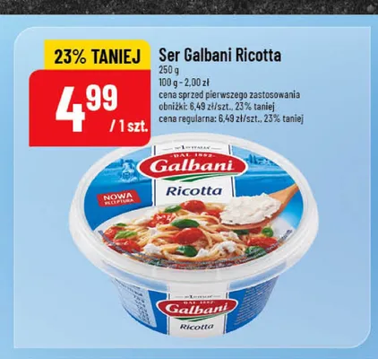 Ser Galbani Ricotta promocja w POLOmarket
