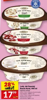 Lody Jak Dawniej Bracia Koral promocja w Twój Market