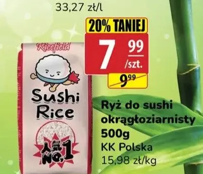 Ryż do sushi okrągłoziarnisty promocja w API Market