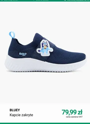 Kapcie zakryte Bluey promocja w Deichmann