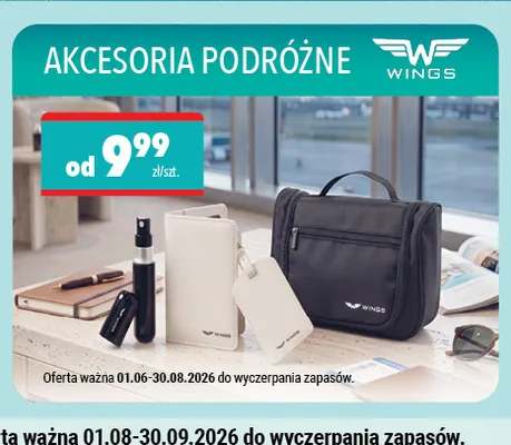 Akcesoria podróżne Wings promocja w Biedronka Home
