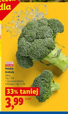 Brokuły polskie Ryneczek Lidla promocja w Lidl