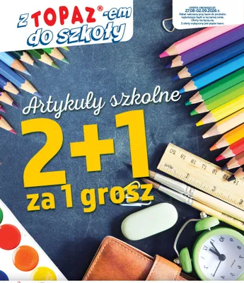 Artykuły szkolne promocja w TOPAZ