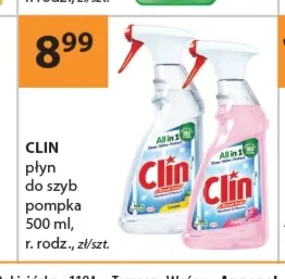 Płyn do szyb pompka Clin promocja w Drogerie Laboo