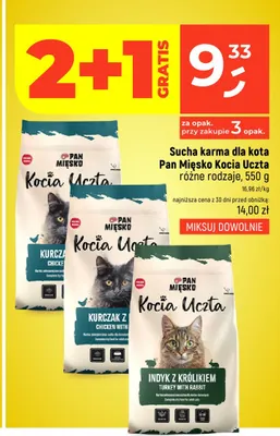 Sucha karma dla kota Pan Mięsko Kocia Uczta promocja w Dealz