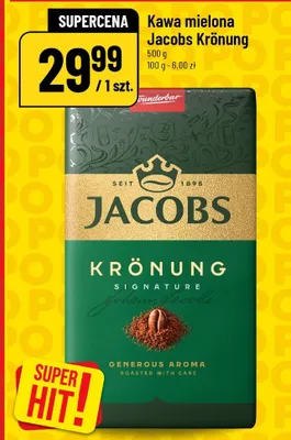 Kawa mielona Jacobs Krönung promocja w POLOmarket