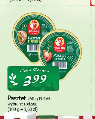 Pasztet Profi promocja w CEZAR Delikatesy