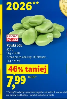 Bób polski promocja w Lidl