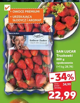 Truskawki promocja w Kaufland