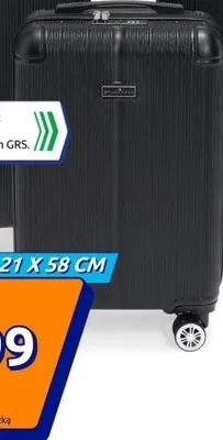 Walizka Budapeszt 36x21x58 cm promocja w Action