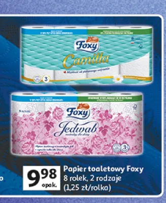 Papier toaletowy Foxy Jedwab promocja w Auchan