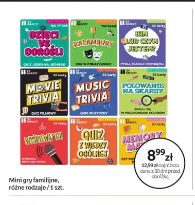 Mini gry familijne promocja w Empik