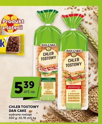 Chleb tostowy pełnoziarnisty Dan Cake promocja w ABC