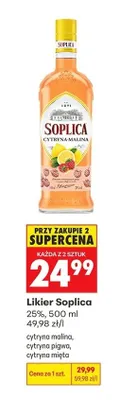 Likier Soplica Cytryna Pigwa promocja w Biedronka