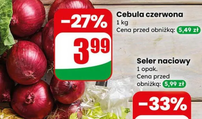 Cebula czerwona promocja w Dino