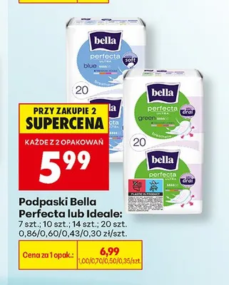 Podpaski Bella Perfecta Ultra Blue promocja w Biedronka