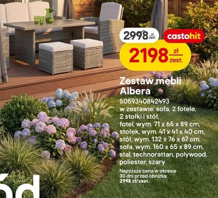 Zestaw mebli promocja w Castorama