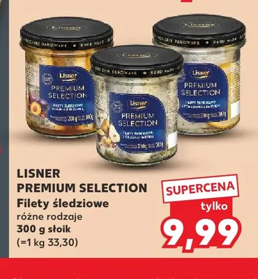 Filety śledziowe Lisner Premium Selection promocja w Kaufland