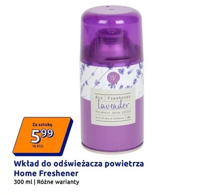 Wkład do odświeżacza powietrza Lavander promocja w Action