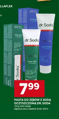 Pasta do zębów z sodą oczyszczoną Dr. Soda Pure Mint promocja w Stokrotka