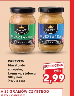 Musztarda stołowa Parczew promocja w Kaufland
