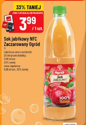 Sok jabłkowy NFC Zaczarowany Ogród promocja w POLOmarket