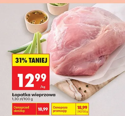 Łopatka wieprzowa promocja w Biedronka