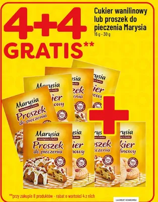 Cukier waniliowy, proszek do pieczenia promocja w POLOmarket