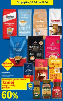 Kawa wszystkie rodzaje promocja w Lidl