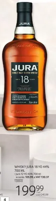 Whisky Jura 18 YO 44% 700 ML promocja w Selgros