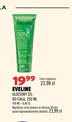 Aloesowy żel do ciała Eveline promocja w Drogerie Natura
