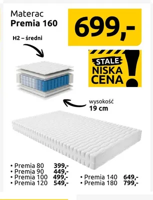Materac Premia 100 promocja w Black Red White