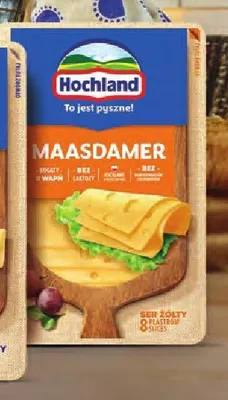 Ser żółty w plastrach Maasdamer Hochland promocja w Intermarche