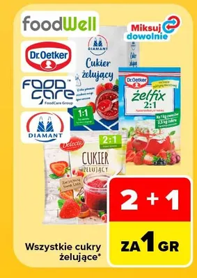 Żelfix Dr. Oetker 2:1 promocja w Carrefour Market
