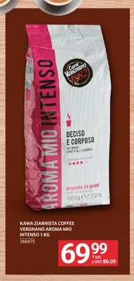 Kawa ziarnista Coffee Vergnano Aroma Mio Intenso promocja w Selgros