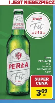 Piwo Perła Fit promocja w Carrefour