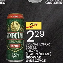 Piwo Special Export promocja w Wafelek