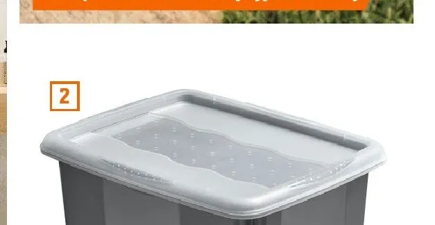 Pokrywa transparentna do skrzynki 30 l promocja w OBI