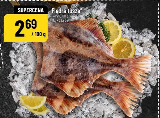 Flądra tusza promocja w POLOmarket