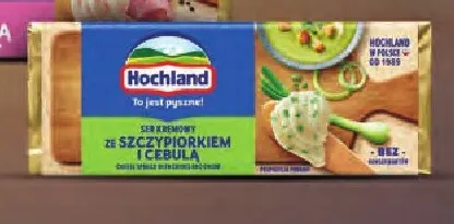 Ser kremowy ze szczypiorkiem i cebulą Hochland promocja w Intermarche